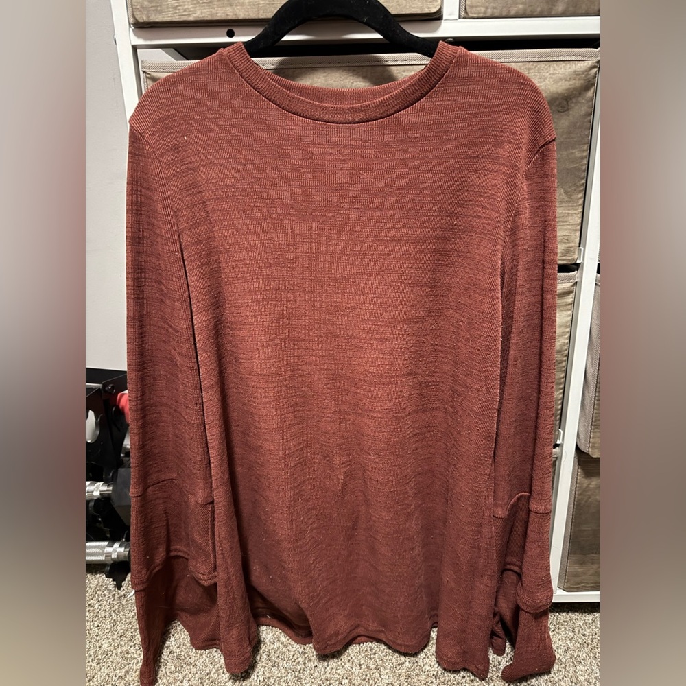 Darling Terracotta Knit Top